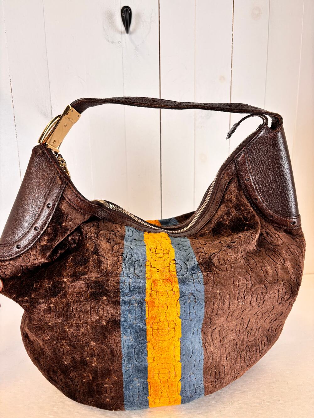 Gucci Brown GG Canvas Shoulder Bag – Pre-Owned Excellent